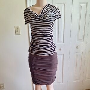 INC Petites Top and Skirt Set Size Small